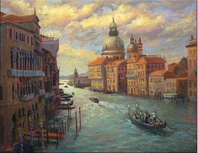 Sample artwork by Kay Bonanno (Born 1935), known for landscape painting - View similar artists and auction records
